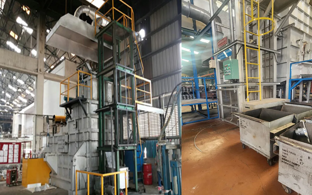 Ilustrasi Aluminium Melting Furnace